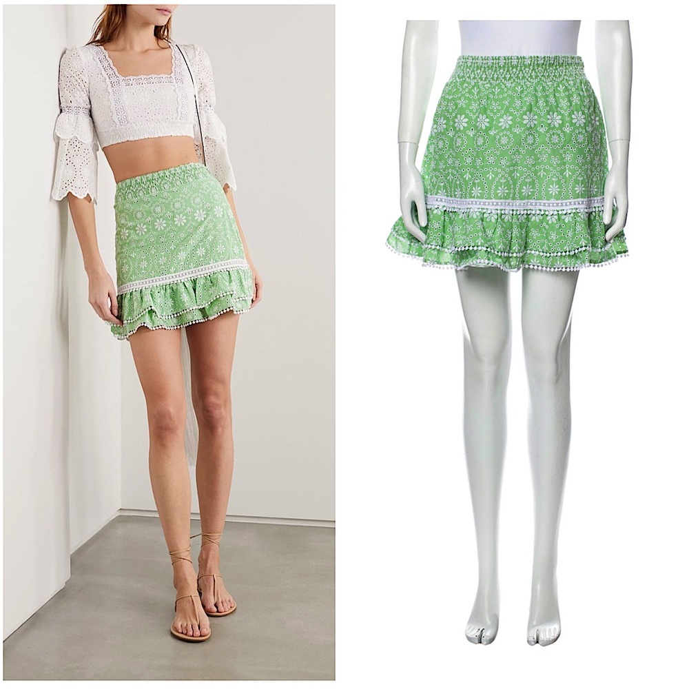 CHARO RUIZ Humy Embroidered Mini Skirt
